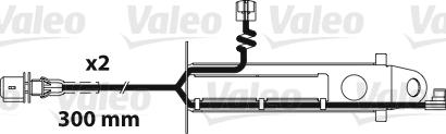 Valeo 882323 - Kulumisenilmaisin, jarrupala inparts.fi