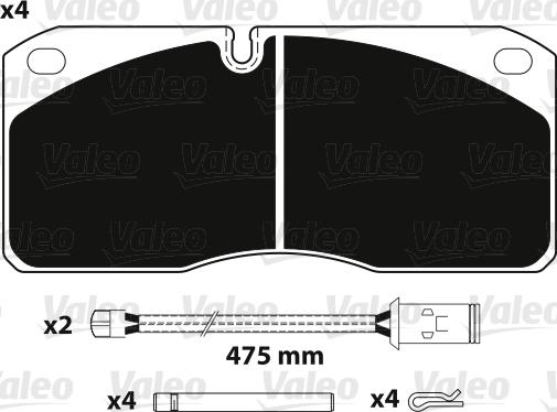 Valeo 882258 - Jarrupala, levyjarru inparts.fi