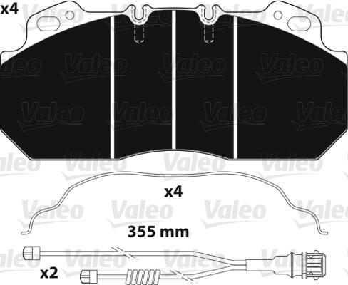 Valeo 882217 - Jarrupala, levyjarru inparts.fi