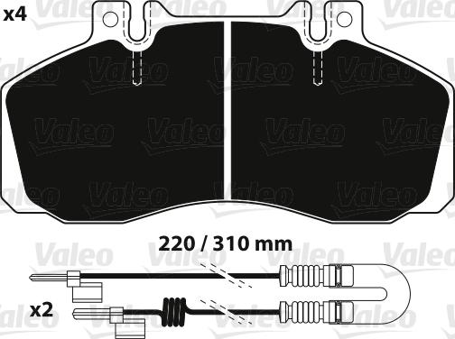 Valeo 882239 - Jarrupala, levyjarru inparts.fi