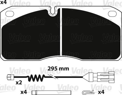 Valeo 882236 - Jarrupala, levyjarru inparts.fi