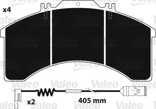 Valeo 882231 - Jarrupala, levyjarru inparts.fi