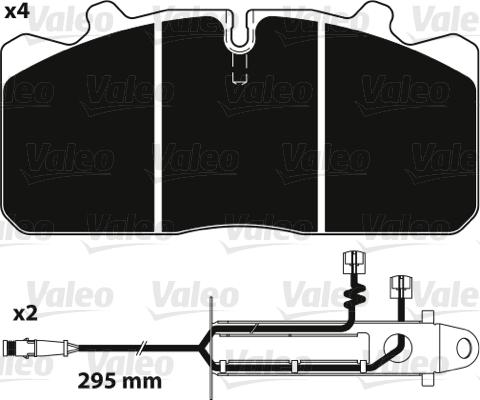 Valeo 882238 - Jarrupala, levyjarru inparts.fi