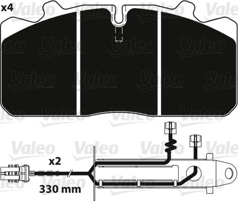 Valeo 882229 - Jarrupala, levyjarru inparts.fi