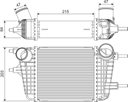 Valeo 822913 - Välijäähdytin inparts.fi