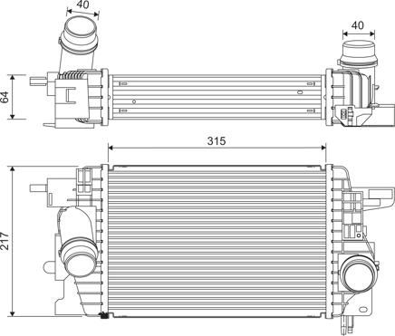 Valeo 822912 - Välijäähdytin inparts.fi