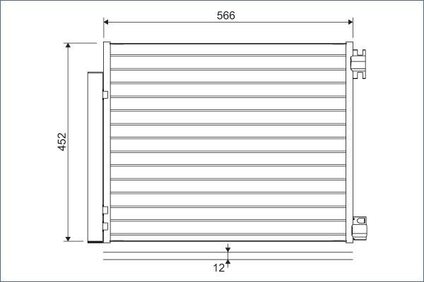 Valeo 822569 - Lauhdutin, ilmastointilaite inparts.fi