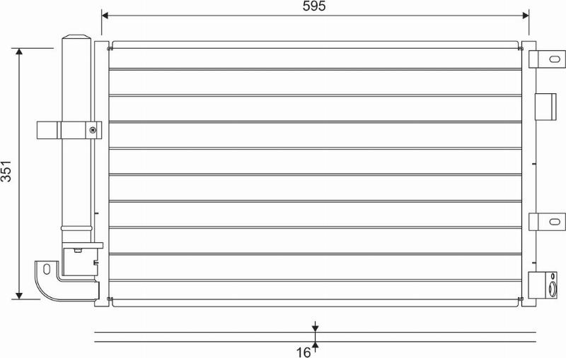 Valeo 822694 - Lauhdutin, ilmastointilaite inparts.fi