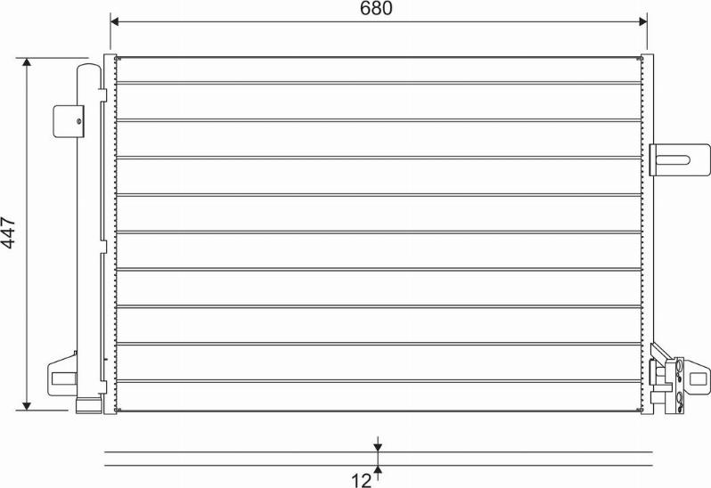 Valeo 822691 - Lauhdutin, ilmastointilaite inparts.fi