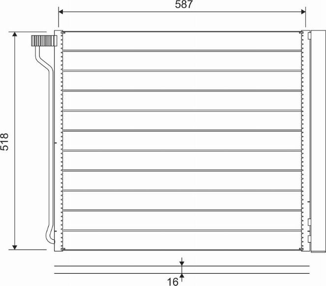 Valeo 822649 - Lauhdutin, ilmastointilaite inparts.fi