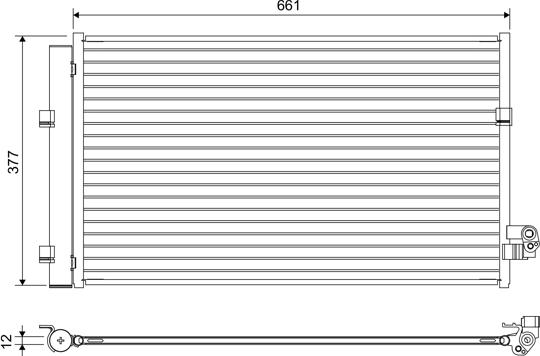 Valeo 822647 - Lauhdutin, ilmastointilaite inparts.fi