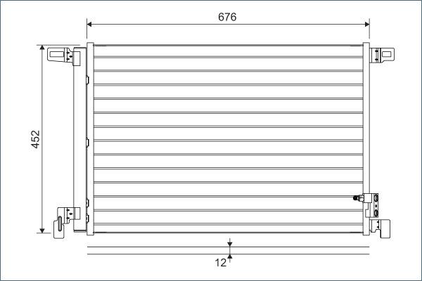 Valeo 822609 - Lauhdutin, ilmastointilaite inparts.fi