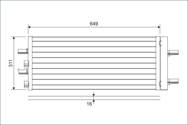 Valeo 822615 - Lauhdutin, ilmastointilaite inparts.fi