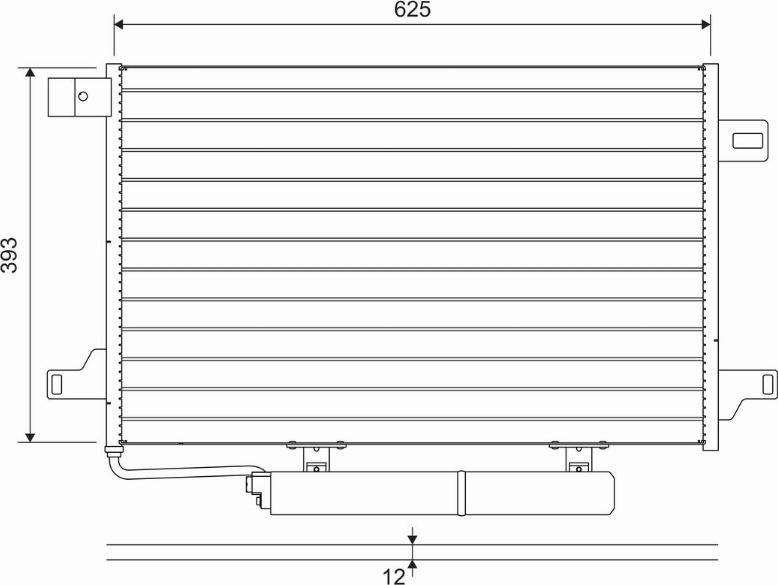 Valeo 822689 - Lauhdutin, ilmastointilaite inparts.fi