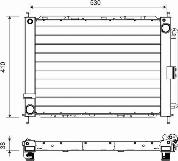 Valeo 822709 - Lauhdutin, ilmastointilaite inparts.fi