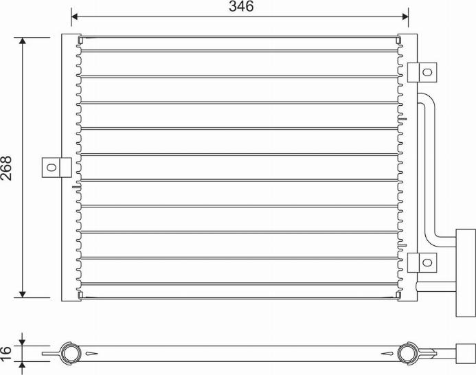 Valeo 822701 - Lauhdutin, ilmastointilaite inparts.fi