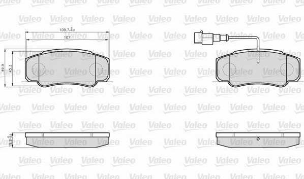 Valeo 873921 - Jarrupala, levyjarru inparts.fi