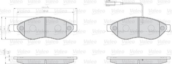 Valeo 873468 - Jarrupala, levyjarru inparts.fi