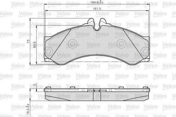 Valeo 873153 - Jarrupala, levyjarru inparts.fi