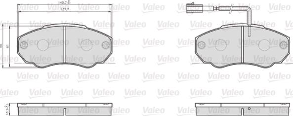 Valeo 872918 - Jarrupala, levyjarru inparts.fi