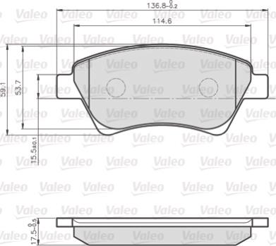 Valeo 872930 - Jarrupala, levyjarru inparts.fi