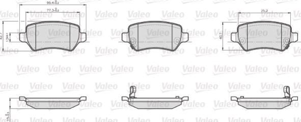 Valeo 872417 - Jarrupala, levyjarru inparts.fi