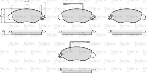 Valeo 872432 - Jarrupala, levyjarru inparts.fi