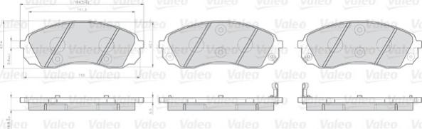 Valeo 872597 - Jarrupala, levyjarru inparts.fi