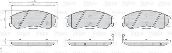 Valeo 872569 - Jarrupala, levyjarru inparts.fi