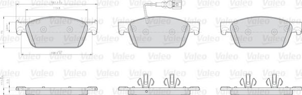 Valeo 872623 - Jarrupala, levyjarru inparts.fi