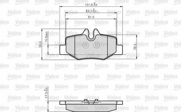 Valeo 872008 - Jarrupala, levyjarru inparts.fi