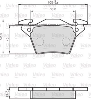 Valeo 872020 - Jarrupala, levyjarru inparts.fi