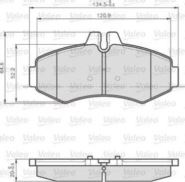 Valeo 872022 - Jarrupala, levyjarru inparts.fi