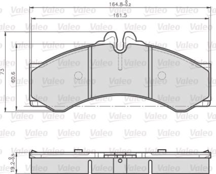 Valeo 872076 - Jarrupala, levyjarru inparts.fi