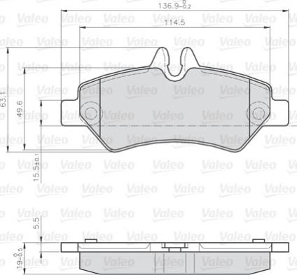 Valeo 872190 - Jarrupala, levyjarru inparts.fi