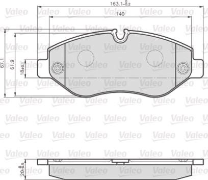 Valeo 872192 - Jarrupala, levyjarru inparts.fi