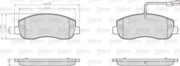 Valeo 872147 - Jarrupala, levyjarru inparts.fi