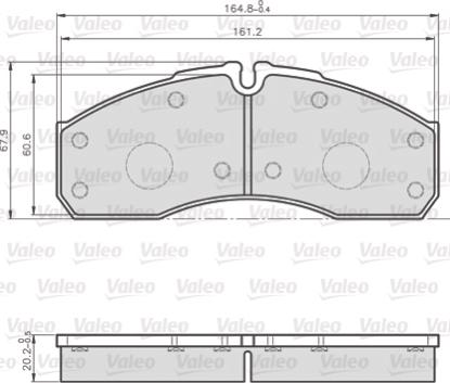 Valeo 872160 - Jarrupala, levyjarru inparts.fi