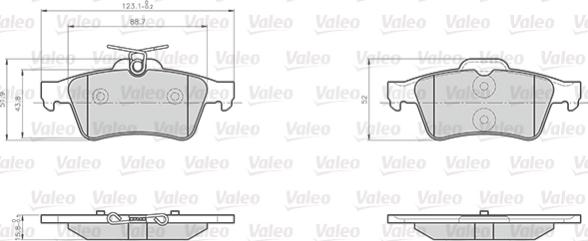 Valeo 872137 - Jarrupala, levyjarru inparts.fi