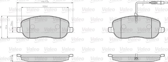 Valeo 872261 - Jarrupala, levyjarru inparts.fi