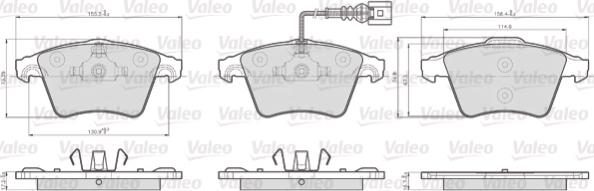 Valeo 872746 - Jarrupala, levyjarru inparts.fi