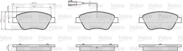 Valeo 872705 - Jarrupala, levyjarru inparts.fi