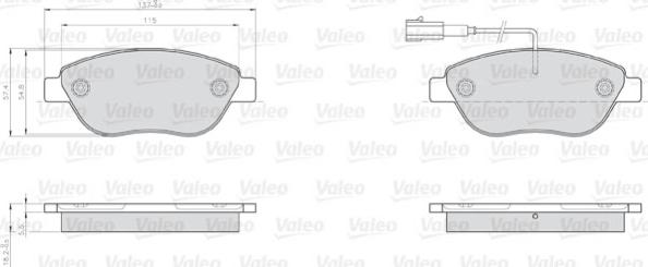 Valeo 872708 - Jarrupala, levyjarru inparts.fi