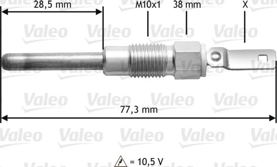 Valeo 345197 - Hehkutulppa inparts.fi