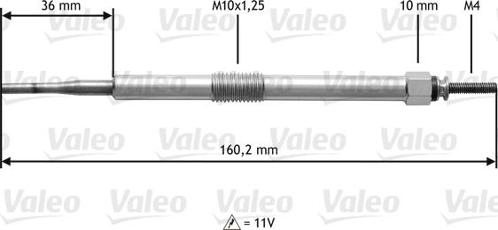 Valeo 345144 - Hehkutulppa inparts.fi