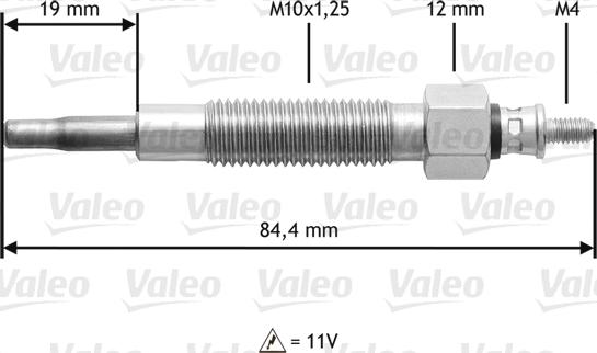 Valeo 345145 - Hehkutulppa inparts.fi