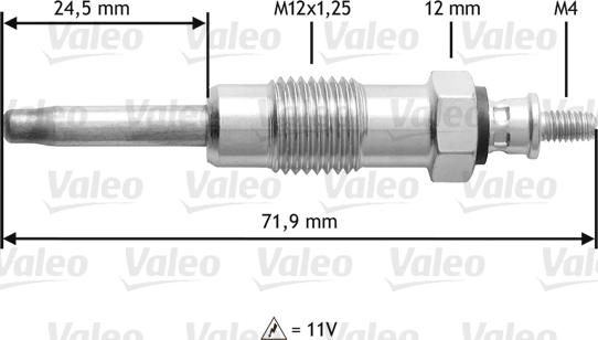 Valeo 345140 - Hehkutulppa inparts.fi