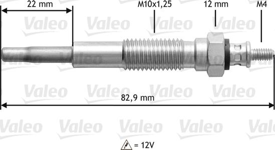 Valeo 345148 - Hehkutulppa inparts.fi