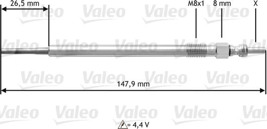 Valeo 345142 - Hehkutulppa inparts.fi