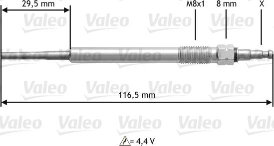 Valeo 345147 - Hehkutulppa inparts.fi